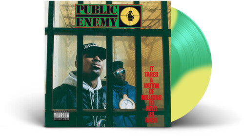 Public Enemy - It Takes A Nation Of Millions LP (Limited Edition, Green & Yellow Colored Vinyl, Italy)