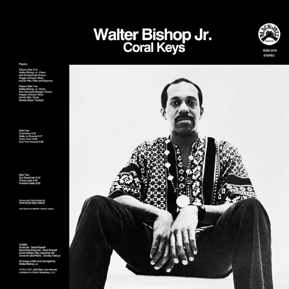 Bishop Jr.,Walter - Coral Keys - Remastered - Blue/Black Swirl LP (Blk)