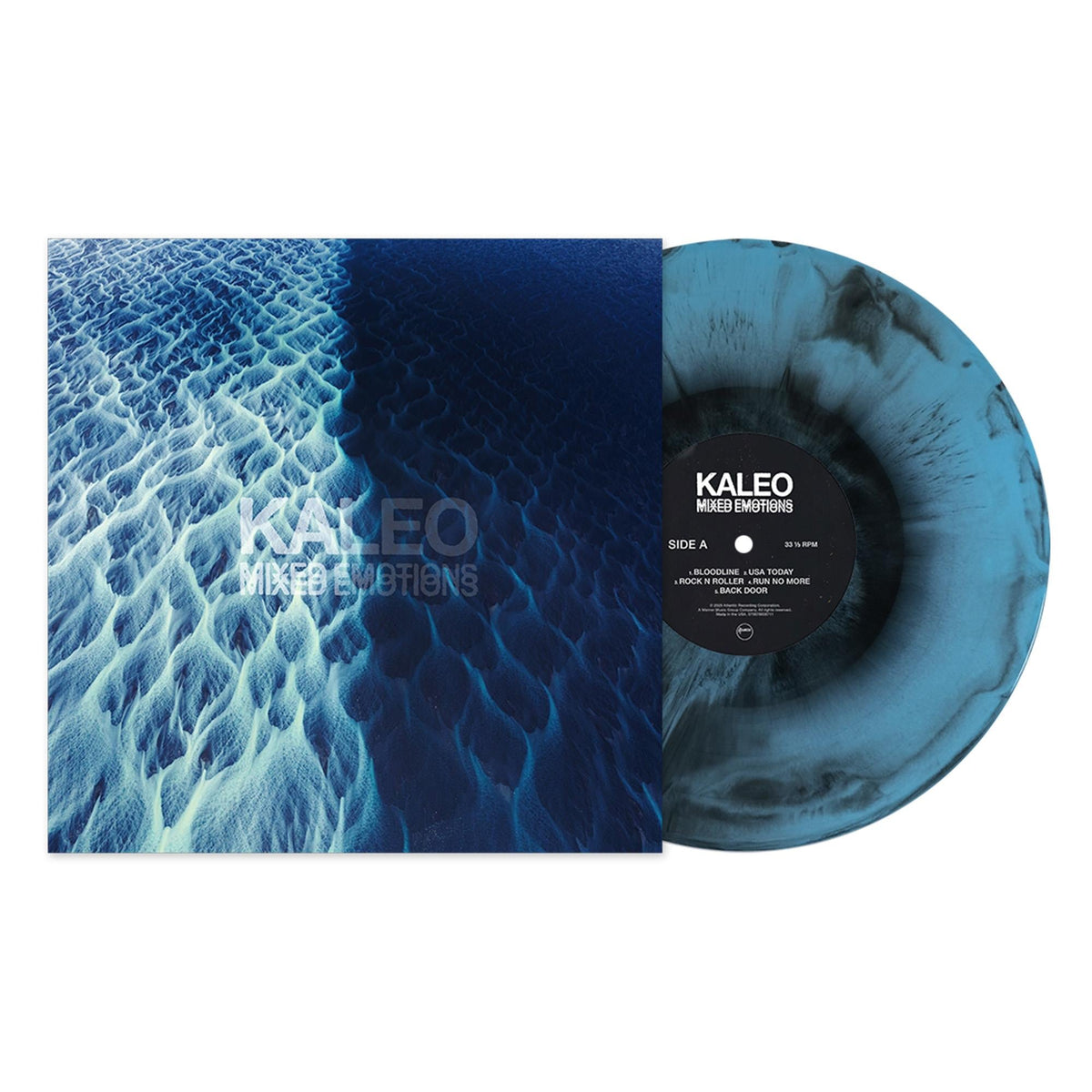 Kaleo - Mixed Emotions - Black & Blue Vinyl LP Record