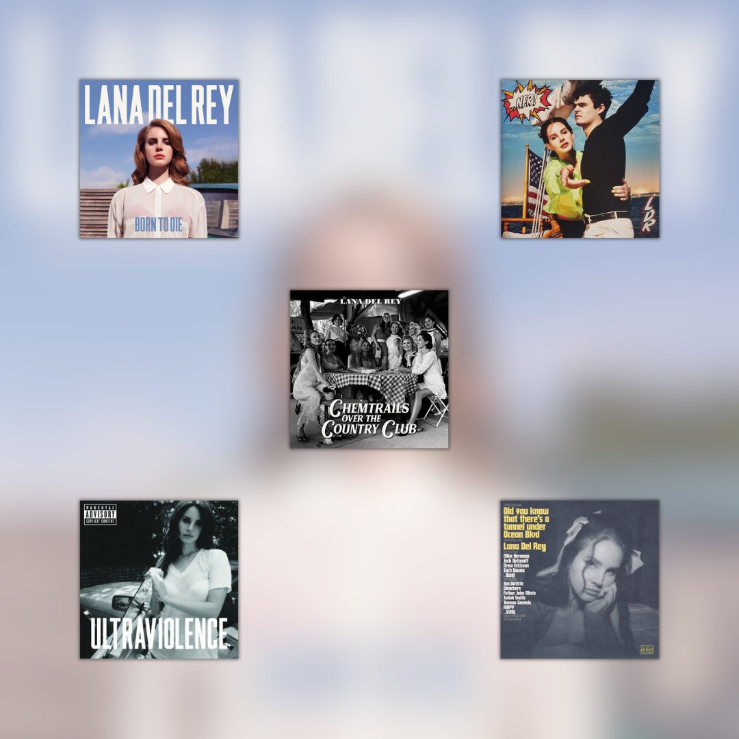 Lana Del Rey - Vinyl LP Record Bundle