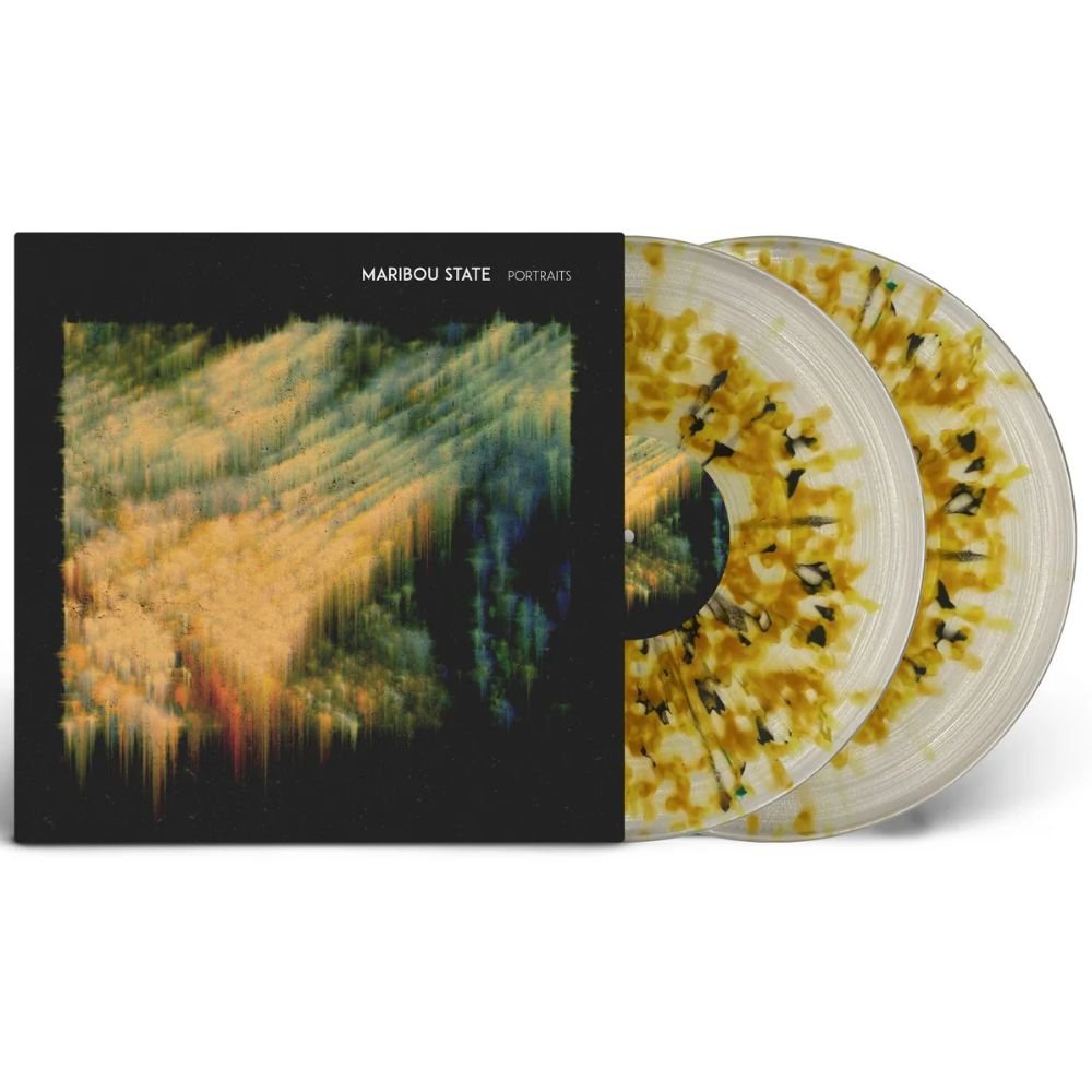 Maribou State - Portraits (10th Anniversary Edition) - Yellow and Black on Clear Splatter (LP Vinyl )