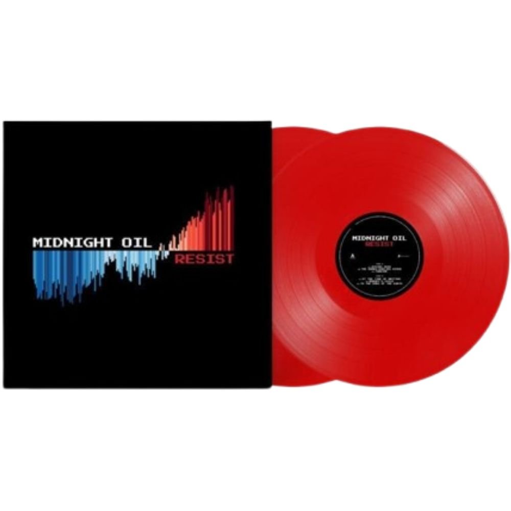 Midnight Oil - Resist - Red Vinyl LP Record