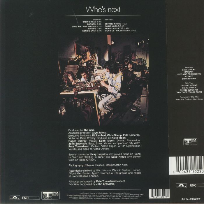 The Who - Who's Next (50th Anniversary - Half Speed Master) - {vinyl LP}