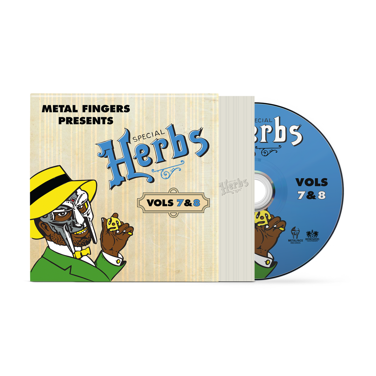 MF DOOM - Metal Fingers Presents: Special Herbs Vol. 7 & 8 CD (Sky Blue)
