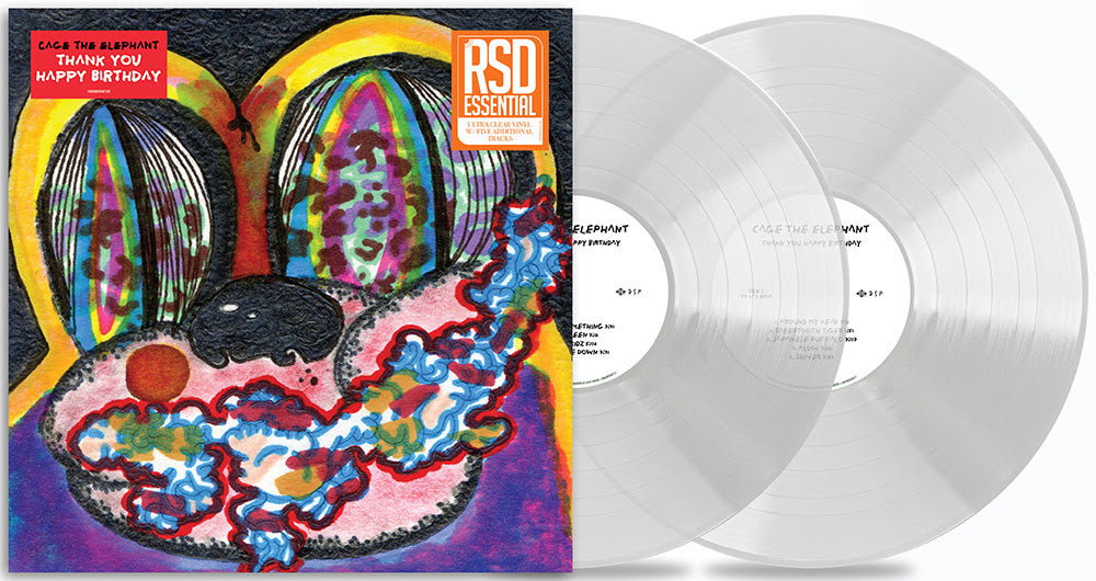 Cage The Elephant - Thank You Happy Birthday 2LP (Clear Vinyl, RSD Exclusive)