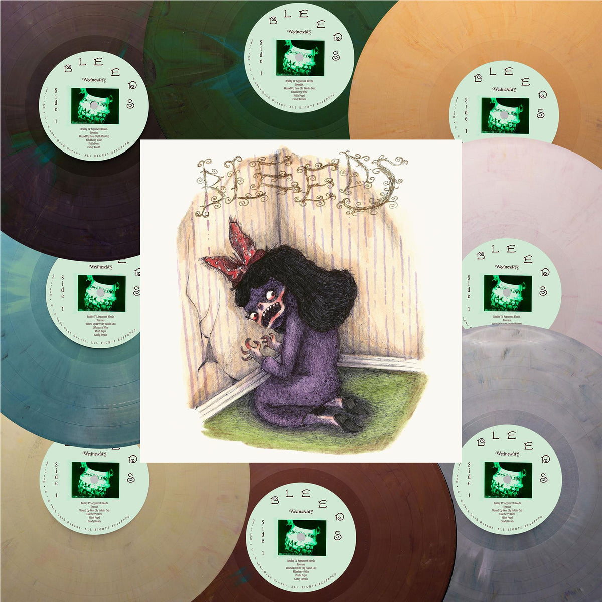 Wednesday - Bleeds - EcoMix Vinyl LP Record