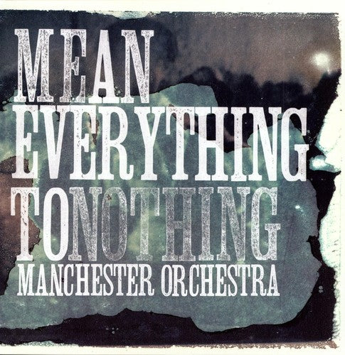 Manchester Orchestra - Mean Everything To Nothing LP (Blue Colored Vinyl)