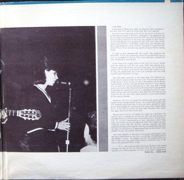 The New Stan Getz Quartet Featuring Astrud Gilberto - Getz Au Go Go (LP) (Near Mint (NM or M-)) USED