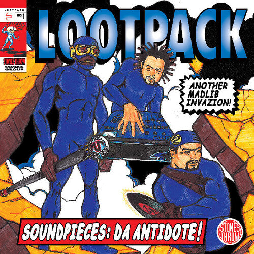 Lootpack - Soundpieces: Da Antidote! 3LP (Red, Yellow, & Blue Colored Vinyl)