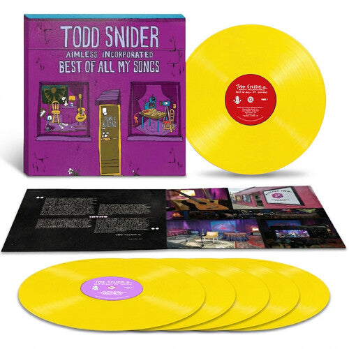 Todd Snider - Best Of All My Songs [Indie-Exclusive Yellow Vinyl] [6-lp Box Set]