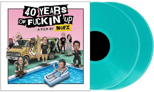 [PRE-ORDER] NOFX - 40 Years of F***in' Up (Original Soundtrack) [Turquoise Vinyl] [Release Date: 10/02/2026]