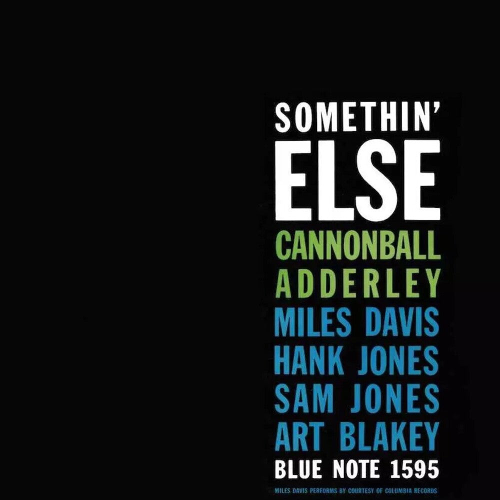 Cannonball Adderley - Somethin Else LP (Blue Note Essentials Series) (Preorder: Ships September 25, 2026)