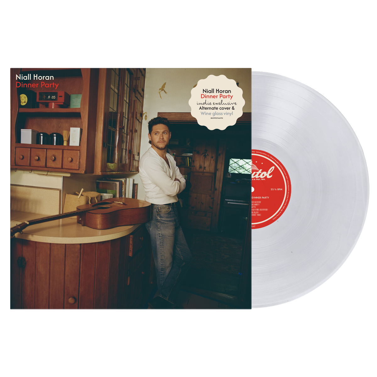 [DAMAGED] Niall Horan - Dinner Party [Indie-Exclusive Wine Glass Clear Vinyl] [Alternate Cover]