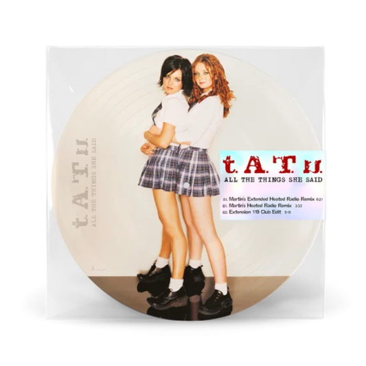 t.A.T.u - All The Things She Said - Picture Disc 12" Vinyl EP Record