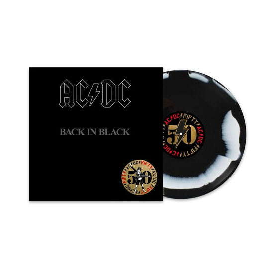 AC/DC - Back In Black - 50th Anniversary Black & White (vinyllp)