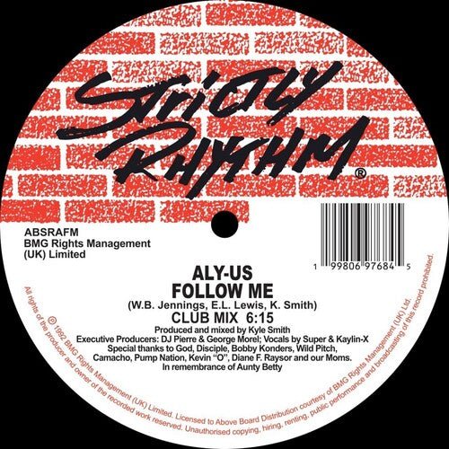Aly-Us - Follow Me - {Vinyl LP}