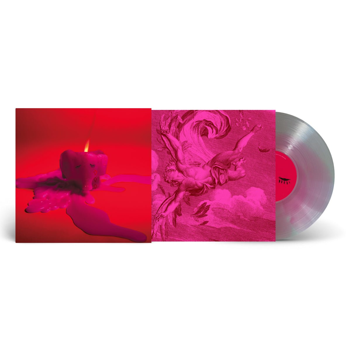 Arcade Fire - Pink Elephant - Meltdown Transparent Yolk Vinyl LP Record