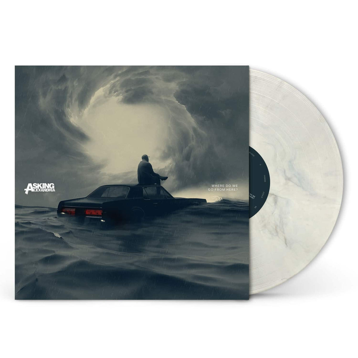 Asking Alexandria - Where Do We Go From Here? - White Marble {vinyl LP}