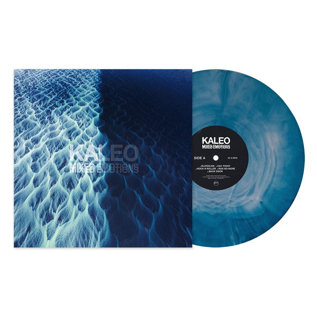 Kaleo - Mixed Emotions - Translucent Blue Marble Vinyl LP Record