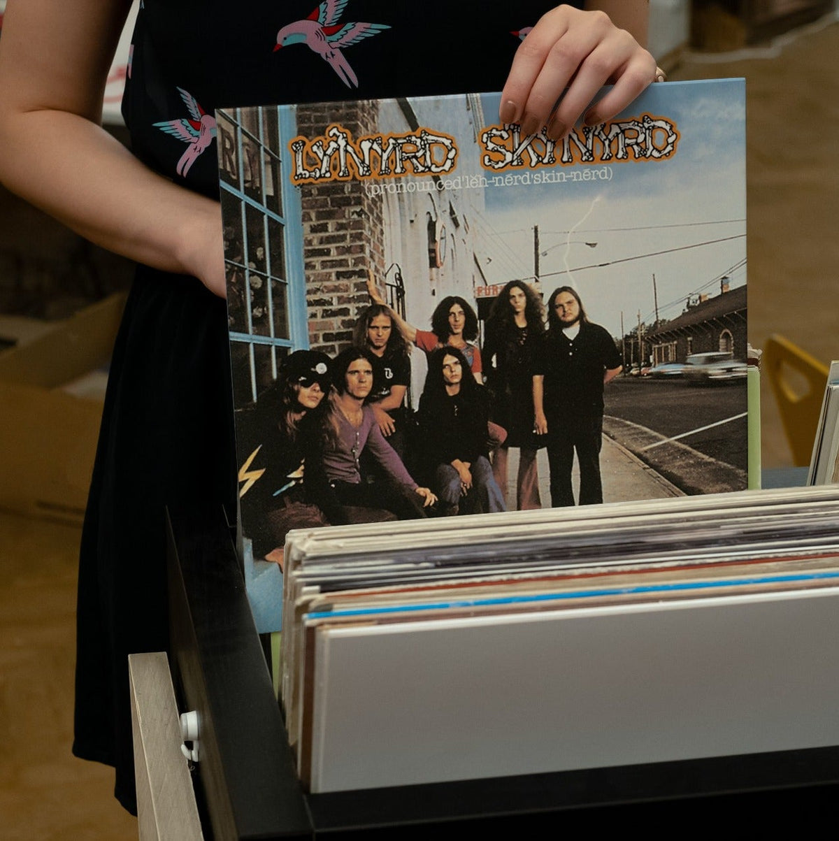 Lynyrd Skynyrd - (Pronounced 'Lĕh-'nérd 'Skin-'nérd) - {vinyl LP}