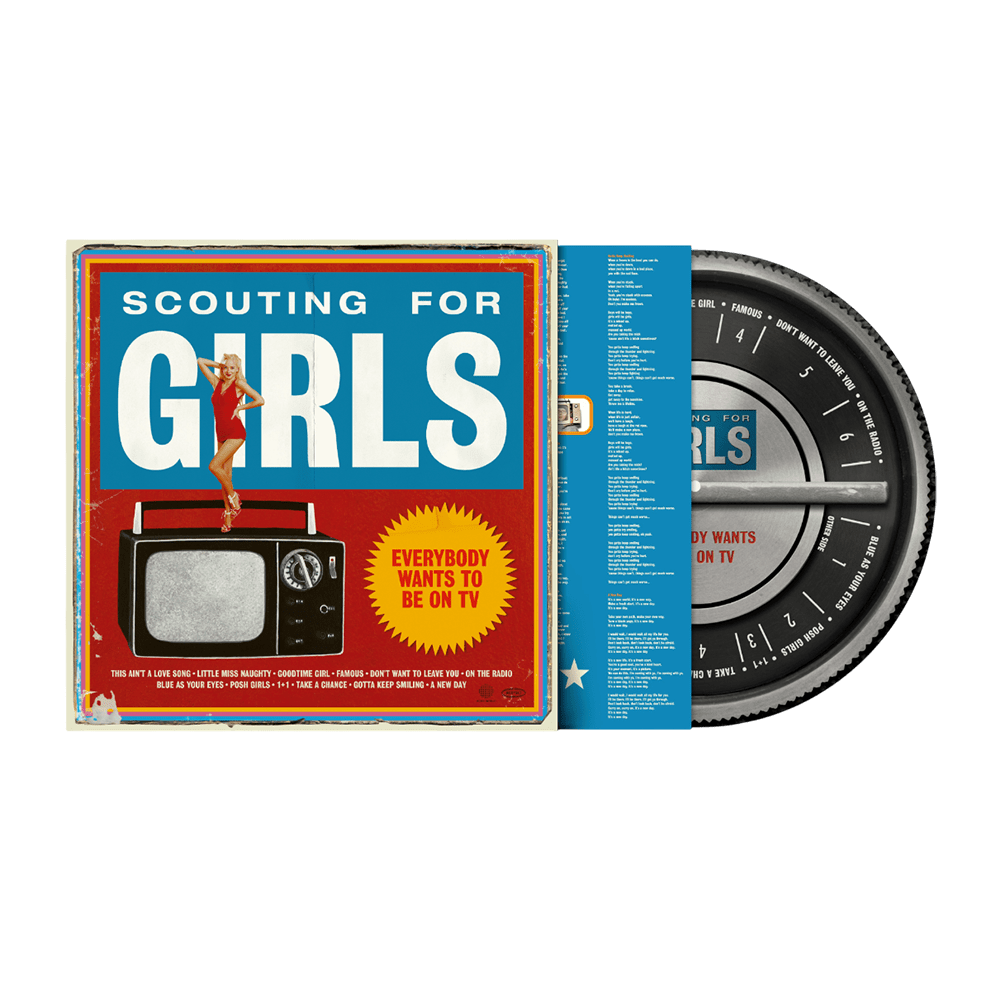 Scouting For Girls - Everybody Wants To Be On TV - 15th Anniversary Zoetrope Vinyl LP Record