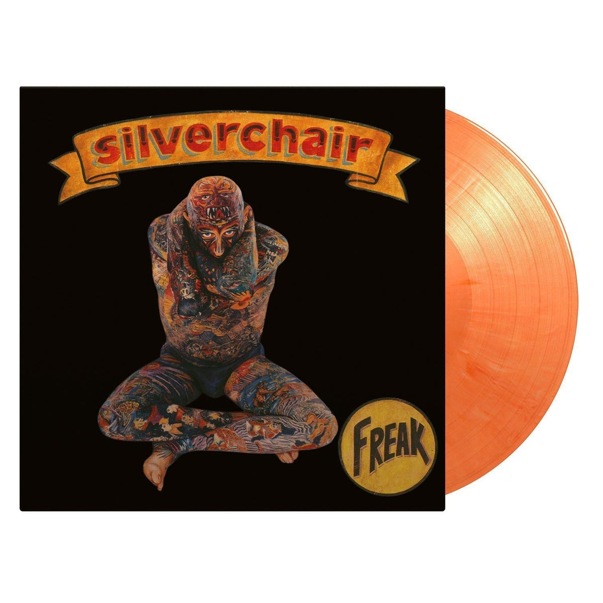 Silverchair - Freak - Orange & White Marbled Vinyl LP Record