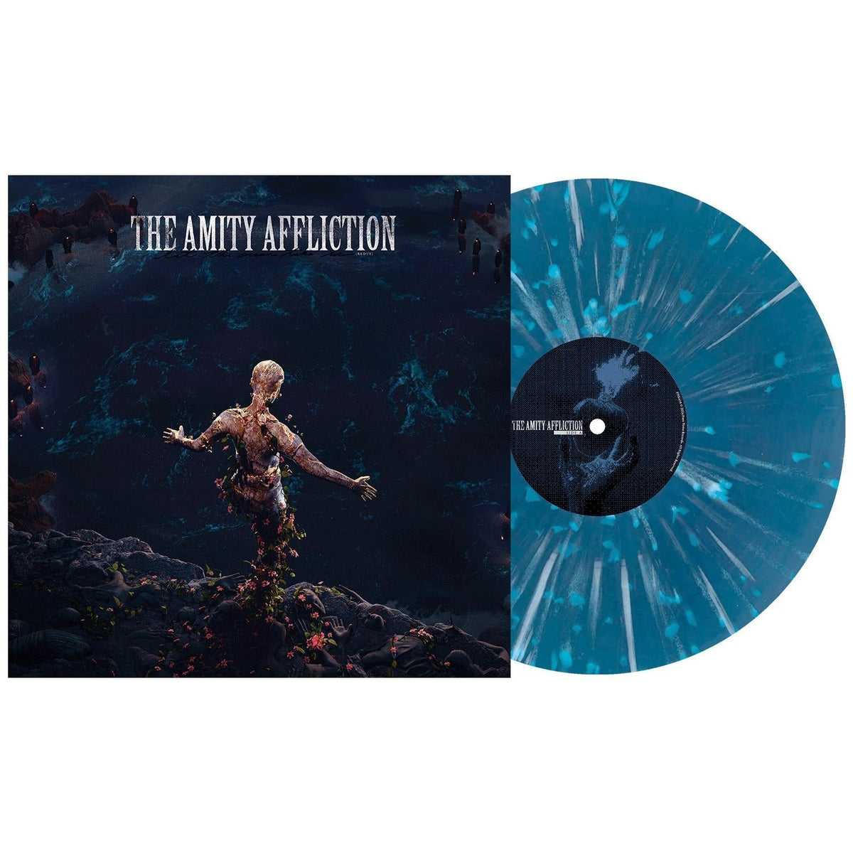 The Amity Affliction - Let The Ocean Take Me (Redux) (Sea Blue with Heavy White Splatter Vinyl) - {vinyl LP}