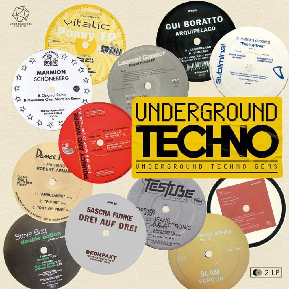 Various Artists - Underground Techno - {Vinyl LP}